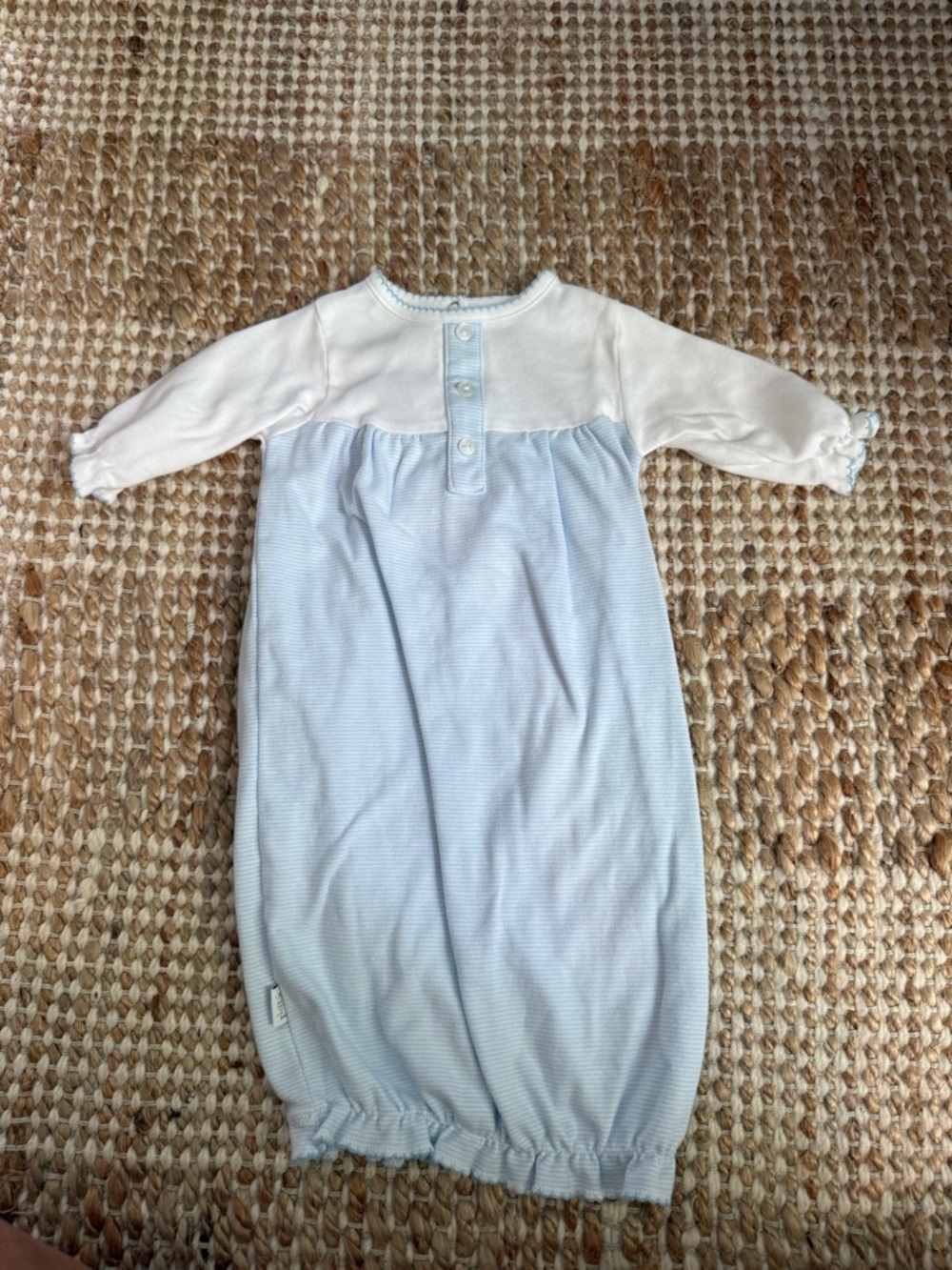 Paty Gown - blue and white